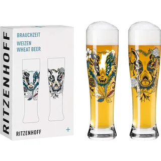 Ritzenhoff & Breker RITZENHOFF Brauchzeit Set Nr. 4, 2 Stück mit mehrfarbigem Digitaldruck