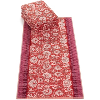 Bassetti MIRA Handtuch aus 100% Baumwolle in der Farbe Rot R1, Maße: 50x100 cm - 9326105
