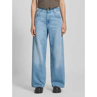 High Loose Fit Jeans mit Label-Detail Modell 'Skater', Hellblau, 24/32