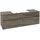 Waschbeckenunterschrank 160 x 55 cm Stone Oak