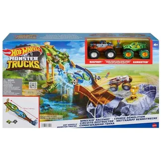 Mattel Monster Trucks Wreckin’ Raceway HJG32