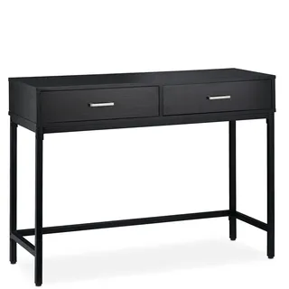 Relaxdays Konsolentisch 110 x 42 x 81 schwarz