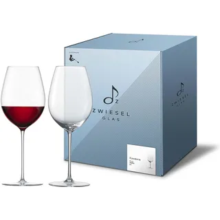 Zwiesel Glas Rioja Rotweinglas Enoteca (2-er Set), in Handarbeit mundgeblasene Weingläser, edle Kristallgläser für spanischen Rotwein (Art.-Nr. 122083)