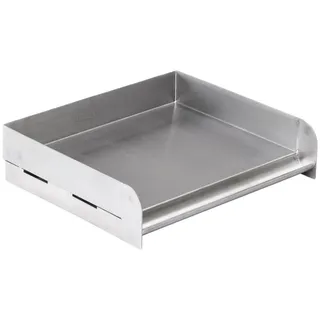 Grillfürst Grillplatte Grillfürst Edelstahl Plancha / Teppanyaki Pfanne - 32 x 28 cm