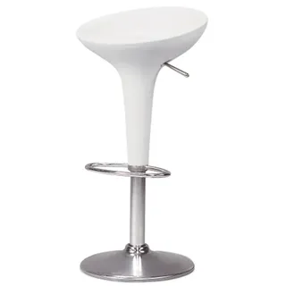 Magis Bombo Barhocker höhenverstellbar drehbar Aluminium/Kunststoff  weiß