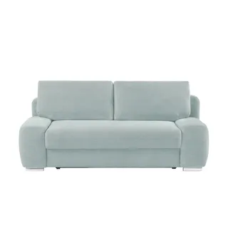 bobb Schlafcouch mit Boxspringpolsterung 2-Sitzer Blau