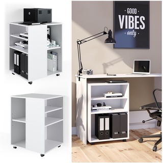 Vicco Rollcontainer für Schreibtisch Bürocontainer Büroschrank Aktenschrank