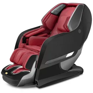 NAIPO Massagesessel, 3D Premium Massagestuhl mit Lonisator, Anion-Abgabe rot