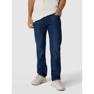 Straight Fit Jeans im 5-Pocket-Design Modell "501 FRESH CLEAN", Jeansblau, 34/32