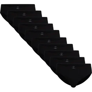 Götzburg Slip unifarben schwarz M 10er Pack