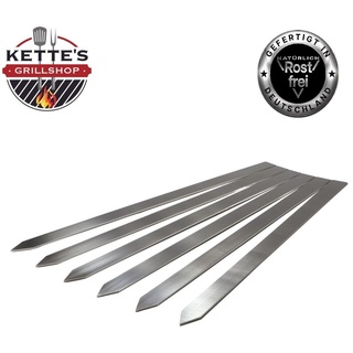 Edelstahl Adana Grillspieße extra breit 24mm und 600mm lang ( 1 Stk )