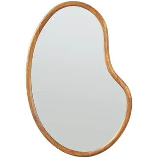 [en.casa] Wandspiegel Jokioinen 75 x 55 cm Braun