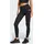 Essentials Linear Cotton Leggings Black White M