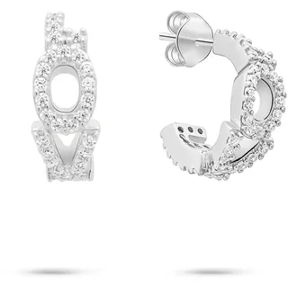 TAMARIS Creolen Love Letters Silber 925 10,8mm