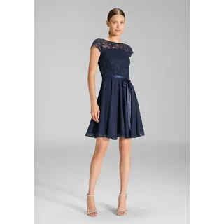 Swing Cocktailkleid Blau 40