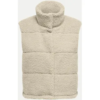 Only ONLSANDRA Teddyfell Weste Beige S