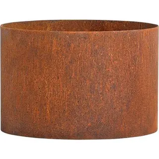 Estexo Hochbeet Pflanzring Edelrost Ø 40 cm Grau