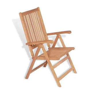 vidaXL Klappstuhl 57 x 71,5 x 109 cm natur 2 St.