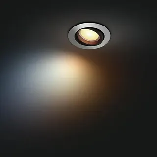 Philips Hue LED-Einbauspot White Ambience Recessed Milliskin  (4,2 W, Ø x H: 9 x 10 cm, Alu, 1 Stk., Kaltweiß)