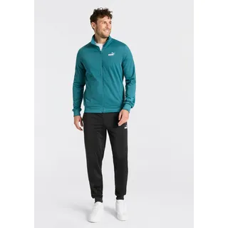 Puma ESS NO1 LOGO POLY KNITTED SUIT Trainingsanzug Emerald Ice XXL