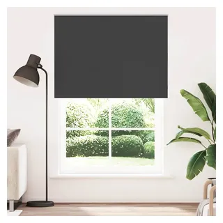 vidaXL Verdunkelungsrollo 155 x 230 cm schwarz