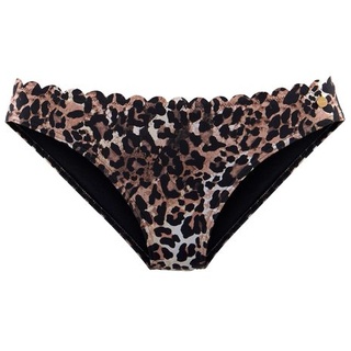 LASCANA Bikini-Hose Damen braun-bedruckt Gr.36