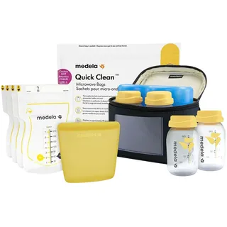 Medela All-in-One Set Aufbewahrung Muttermilch, Weiß