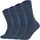Sneakersocken 4er Pack Blau 43-46