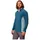 Fleece mit halbem Reißverschluss Blau S