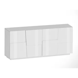 Sideboard INOSIGN "Pongo" Sideboards Gr. B/H/T: 200 cm x 86 cm x 44,2 cm, weiß (weiß hochglanz) Sideboards
