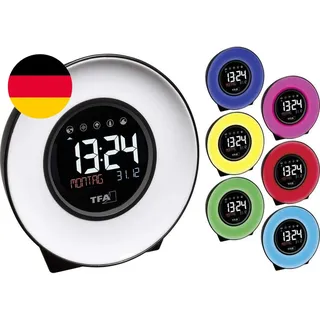 TFA Dostmann Moodlight Lichtwecker Mit Naturgeräuschen Digital, 60.2023.02, Mit