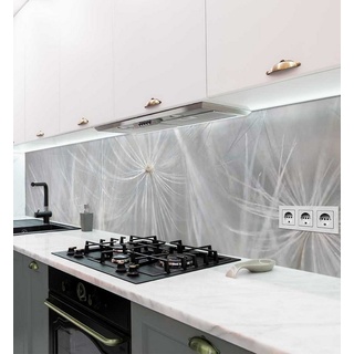 MyMaxxi Dekorationsfolie Küchenrückwand Helle Pusteblumen selbstklebend Spritzschutz Folie 180 cm x 60 cm