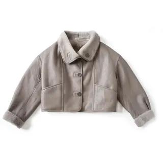 Just things we like Winterjacke CHO Reversible Shearling Jacket beige L