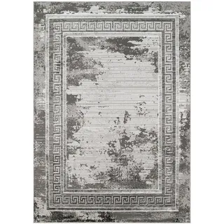 Tapiso Teppich, Grau, Beige, Textil, Grafikmuster, Rechteckig, 180x250 cm, Teppiche & Böden, Teppiche, Flachgewebe-Teppiche