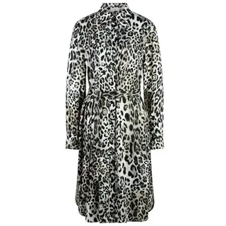 Riani Maxikleid Maxi-Hemdkleid mit Leo-Design - Loose Fit bunt 46