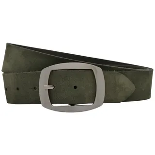 AnnaMatoni Damengürtel Leder 4cm grün 105