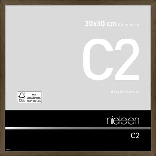 Nielsen Bilderrahmen Aluminium grau 30x30 cm 1 St.