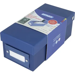 Stylex Lernbox DIN A8 mit 12 Registern und 350 Karteikarten