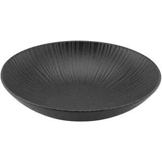 CreaTable 232084 VESUVIO black Pasta/Salat/Suppenteller 22 cm