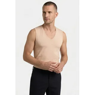Olymp V-Shirt Casual Braun L