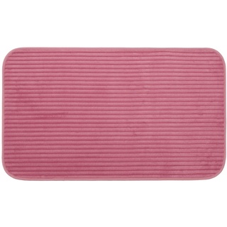 Gözze - Rutschfester Weicher Badeteppich, 100% Polyester, 70 x 120 cm - Altrosa