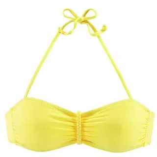 Buffalo Bandeau-Bikini-Top Damen Gelb 32 Cup A/B