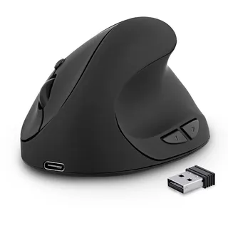T'nB T’nB Ergo LINE - Ergonomische kabellose vertikal und wiederaufladbar Minimaus - schwarz