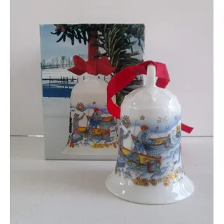 Hutschenreuther Weihnachtsglocke 1984 - Porzellan-Weihnachtsglocke - Weiß - Traditionell - Hängend - 1 Stück