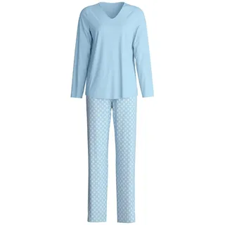 CALIDA Lovely Nights Pyjama Blau 40/42