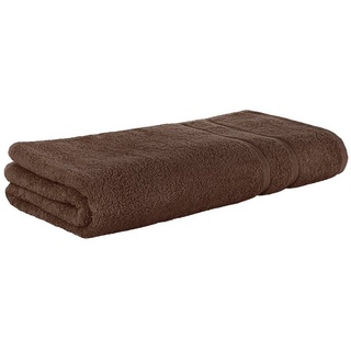 StickandShine Handtuch Handtücher Badetücher Saunatücher Duschtücher Gästehandtücher in Dunkelbraun zur Wahl 100% Baumwolle 500 GSM 100 x 150 cm Badetuch