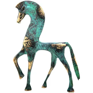 Antike griechische Bronze Museum Statue Replica of Horse von Geometrische Era (123)