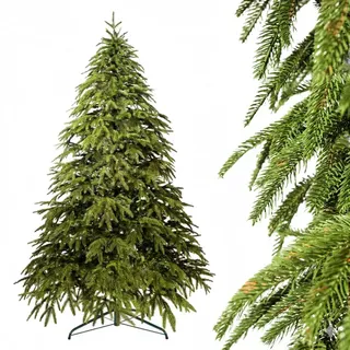 Evergreen Tree® Künstlicher Weihnachtsbaum 210 cm - 100% Spritzguss Weihnachtsbaum, Made in EU - Naturgetreu Optik Tannenbaum Künstlich Christmas Tree