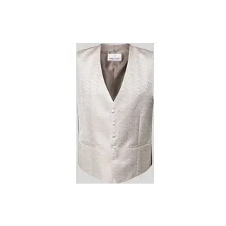 Weste mit Leistentaschen, Beige, 58