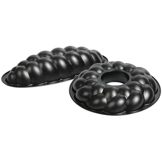 Original Kaiser | Hefeformen-Set 2-teilig | Hefekranzform Hefezopfform Hefekranzform 32 cm Hefezopfform 38 cm Blech Handwäsche